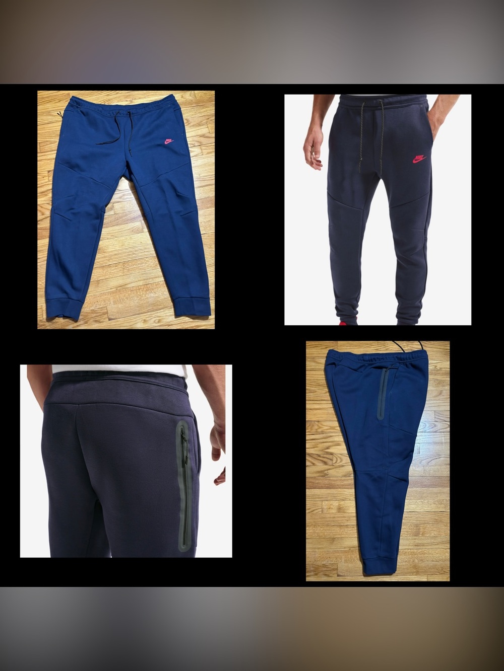 Nike Tech Fleece Jogger navy blue W Drawstring Men’s sz 4XL new no tags!